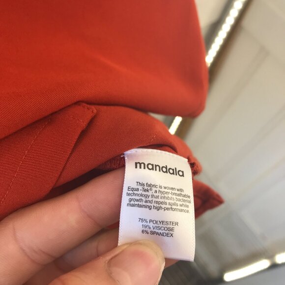 Mandala rust orange 2 piece scrub set size 2XL nwot - Picture 4 of 8